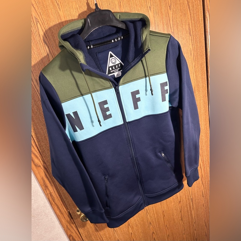 Neff Flint Shredder Color Block Full Zip Jacket - Picture 2 of 4